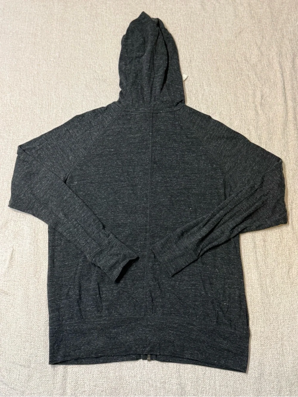 Nike Gym Vintage Hoodie Womens L Gray Full Zip Just Do It Y2K Athleisure